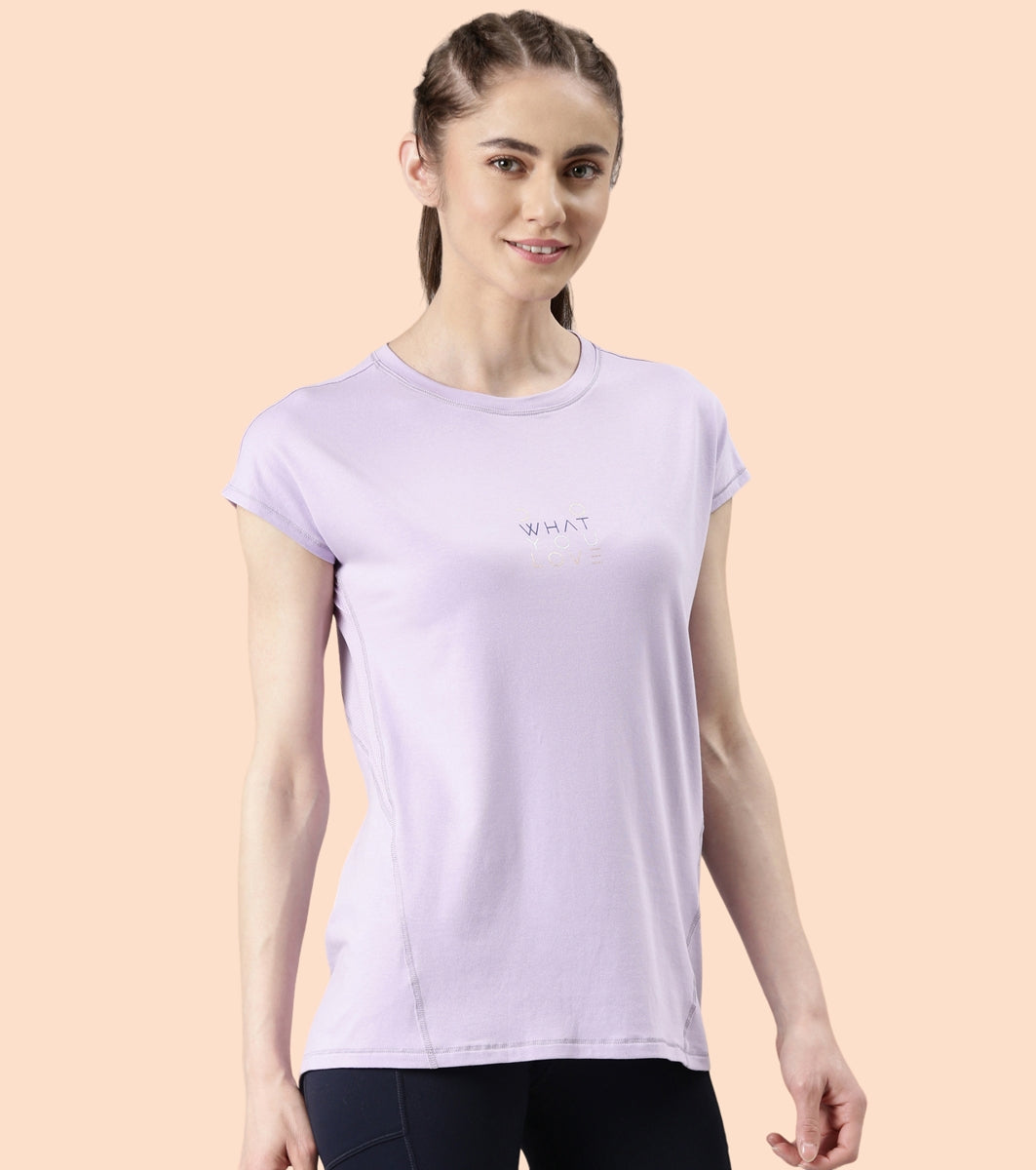 Active Stay Fresh Tee | Dry Fit Cotton Spandex Workout Tee