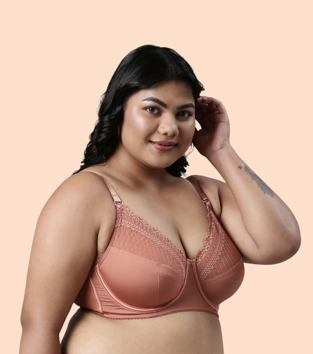 Enamor F126
LACE BRA
NON-PADDED  WIRED  FULL COVERAGE