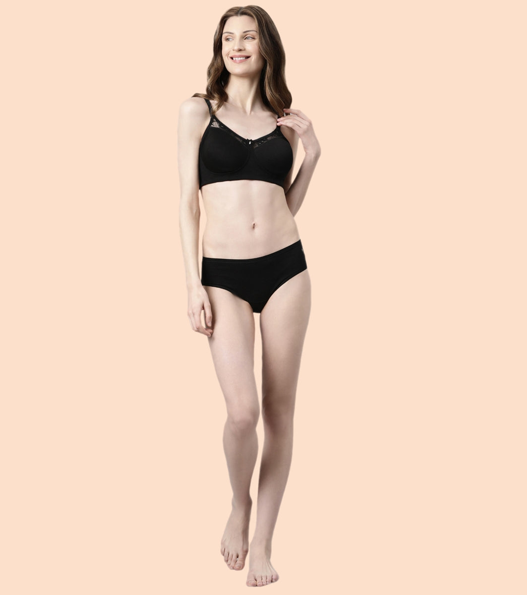 Enamor Durable Full Support Stay New Bra | A073