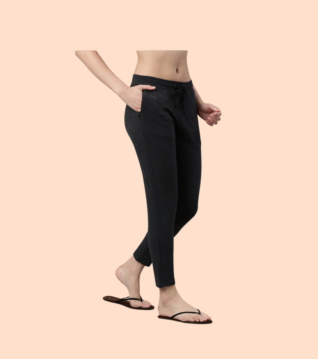 Relax Pants | Cotton Spandex Terry Tapered Pant