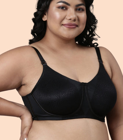 Enamor Body Transform F124 Smoothening Minimizer Bra for Women - Non Padded, Wired and Full Coverage