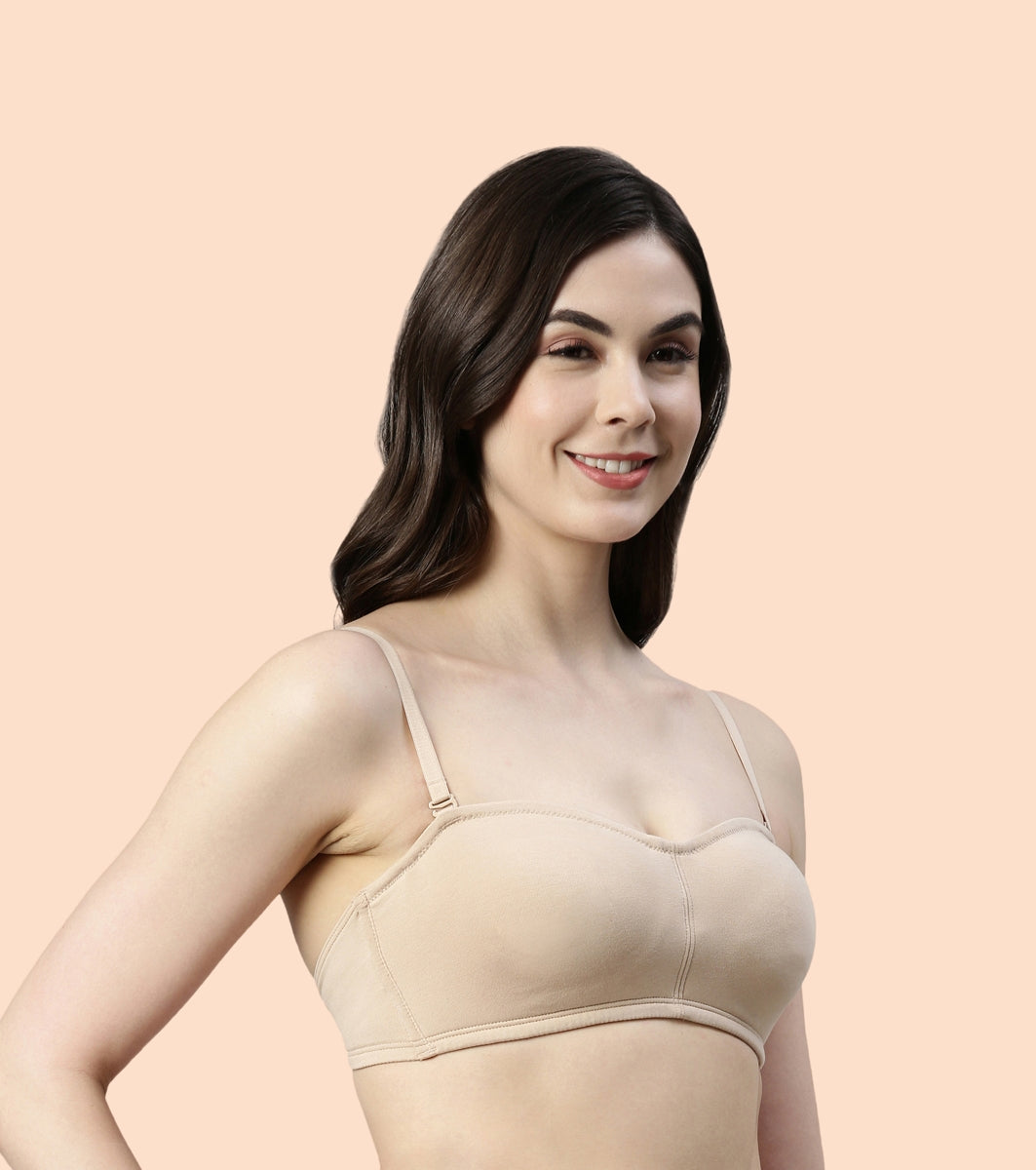 Perfect Shaping Cotton Strapless Bra