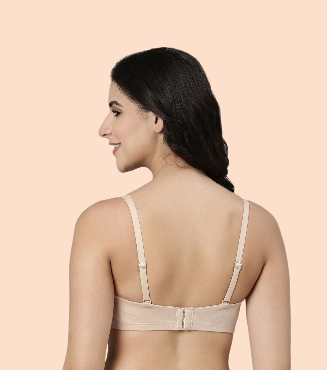 Enamor Multiway Bra For Women | High Coverage Cotton Strapless Bra For No Spill Coverage | A078Enamor Multiway Bra For Women | High Coverage Cotton Strapless Bra For No Spill Coverage | A078