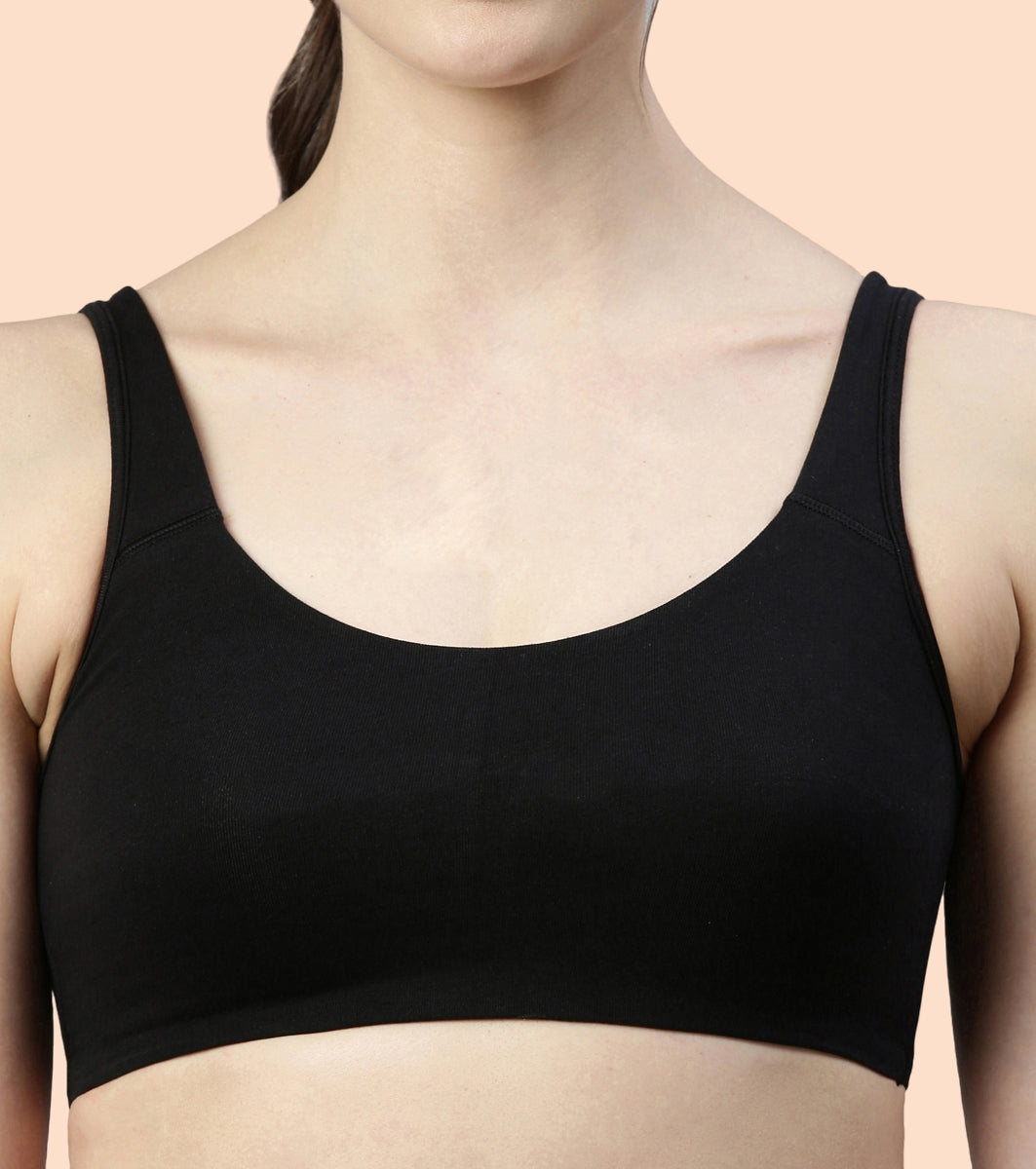 Low Impact Cotton Bra