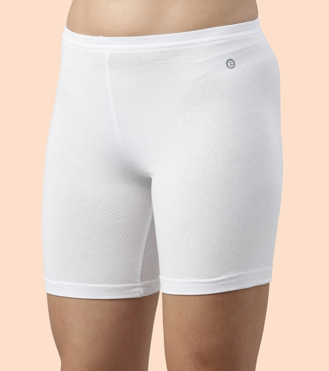 Essentials Stretch Cotton Cycling Shorts