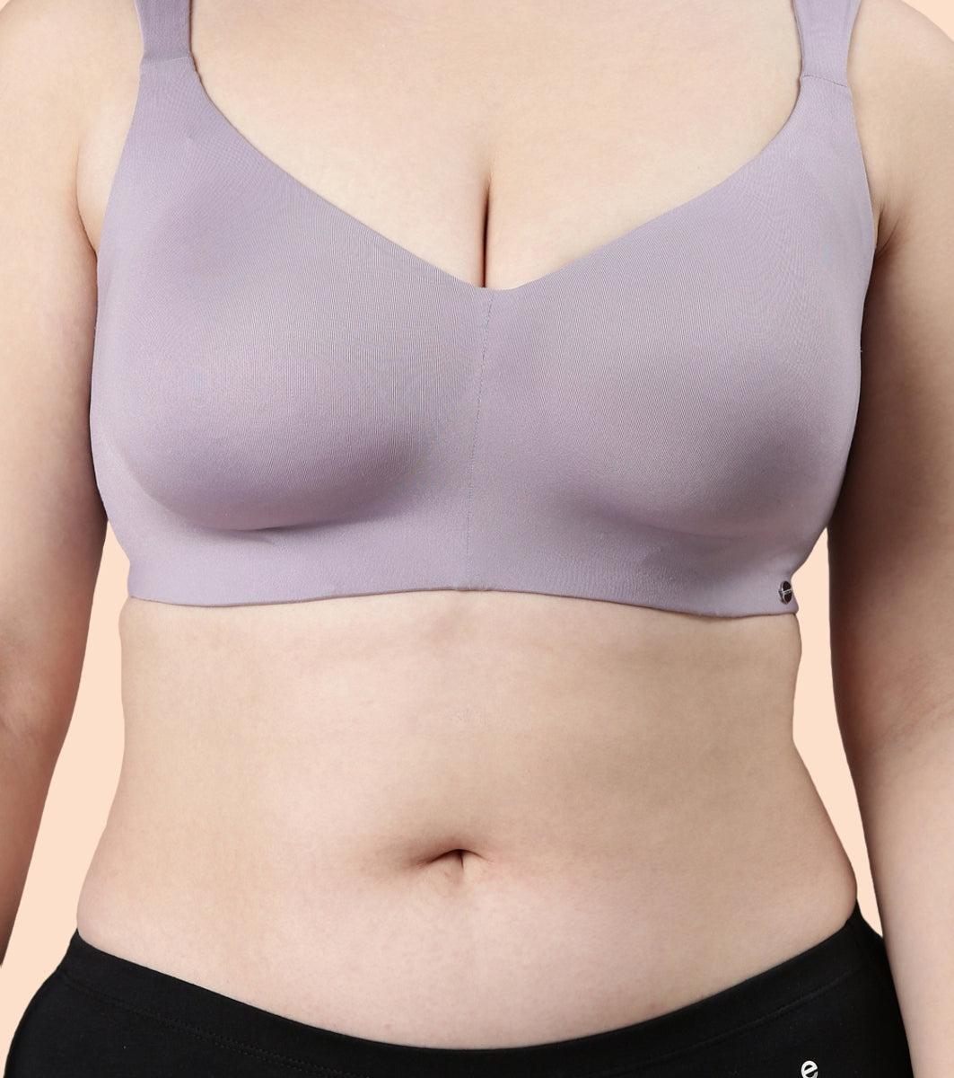 Enamor Pure Ease F121 Ultimate Smoothening Full Support Bra for Women- Full Coverage, Non Padded and Wirefree