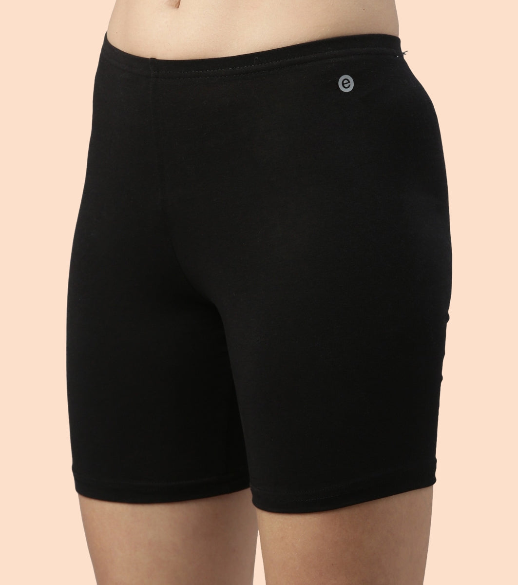 Essentials Stretch Cotton Cycling Shorts