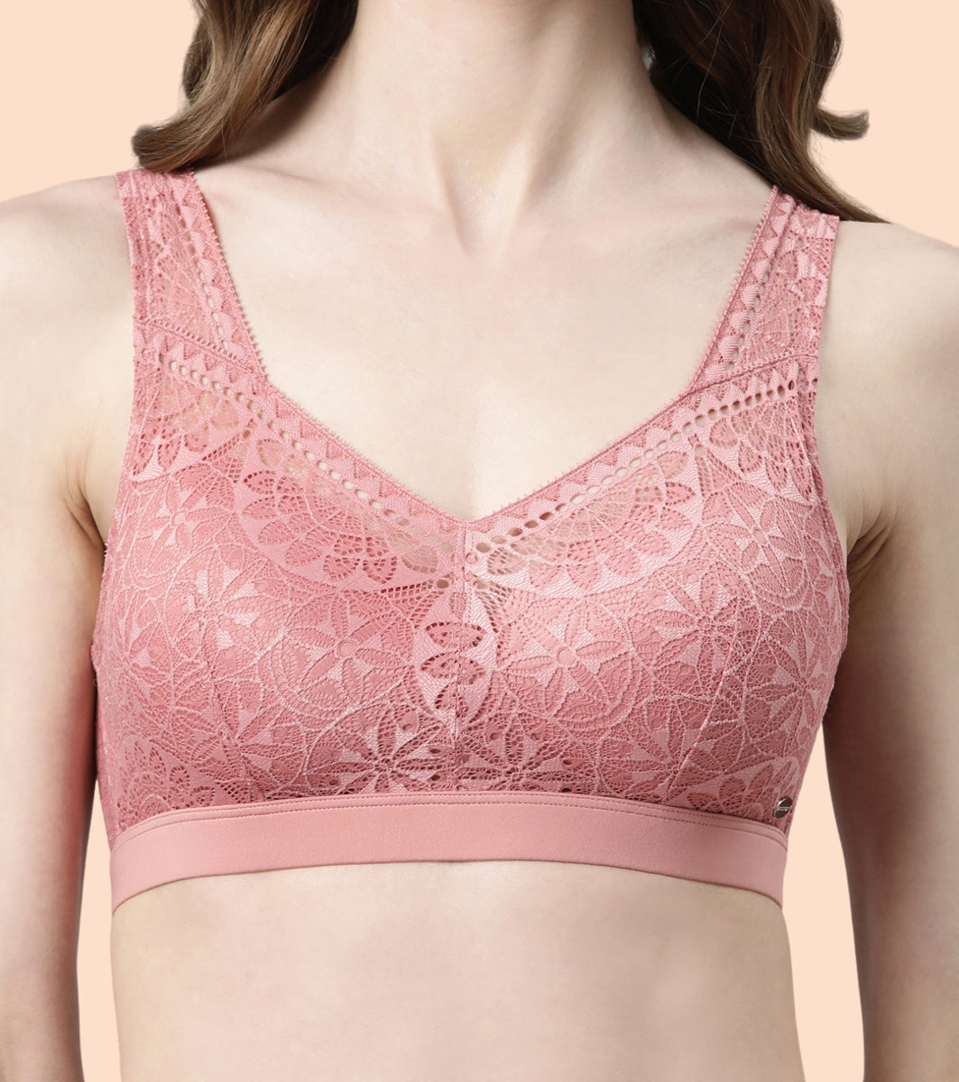 Enamor Pure Ease F118 Flexi-Comfort T-shirt Bra for Women- Full Coverage, Padded and Wirefree