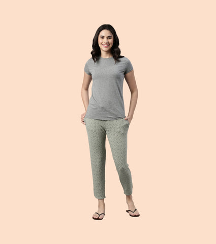 Lazy Pant | Pull-On Flannel Pants With Satin Adjustable Waist Drawstring & Pockets