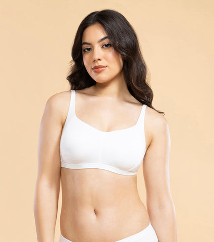 Enamor A058 Cotton Eco-Antimicrobial Comfort Minimizer Bra