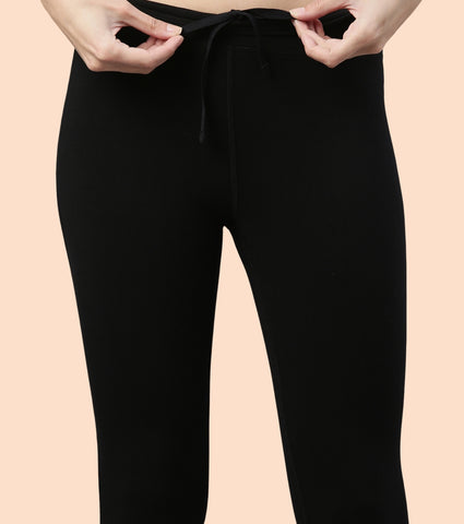 Yoga Legging | Mid Rise Pull-On Lounge Legging With Adjustable Drawstring