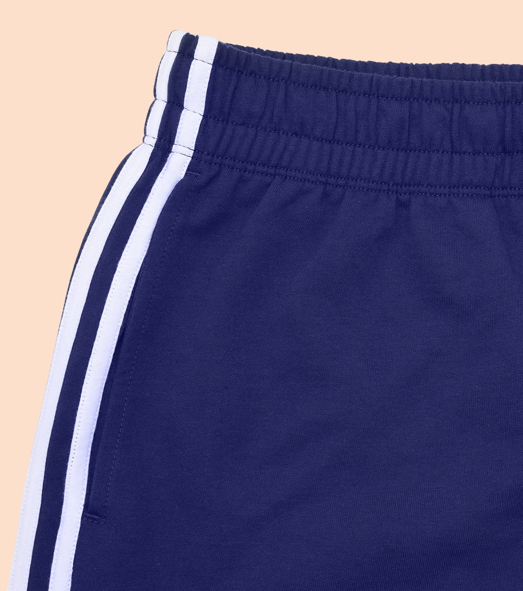 Enamor E702 Boxer Shorts - Cotton Terry Shorts with Contrast Binding for Stylish Comfort