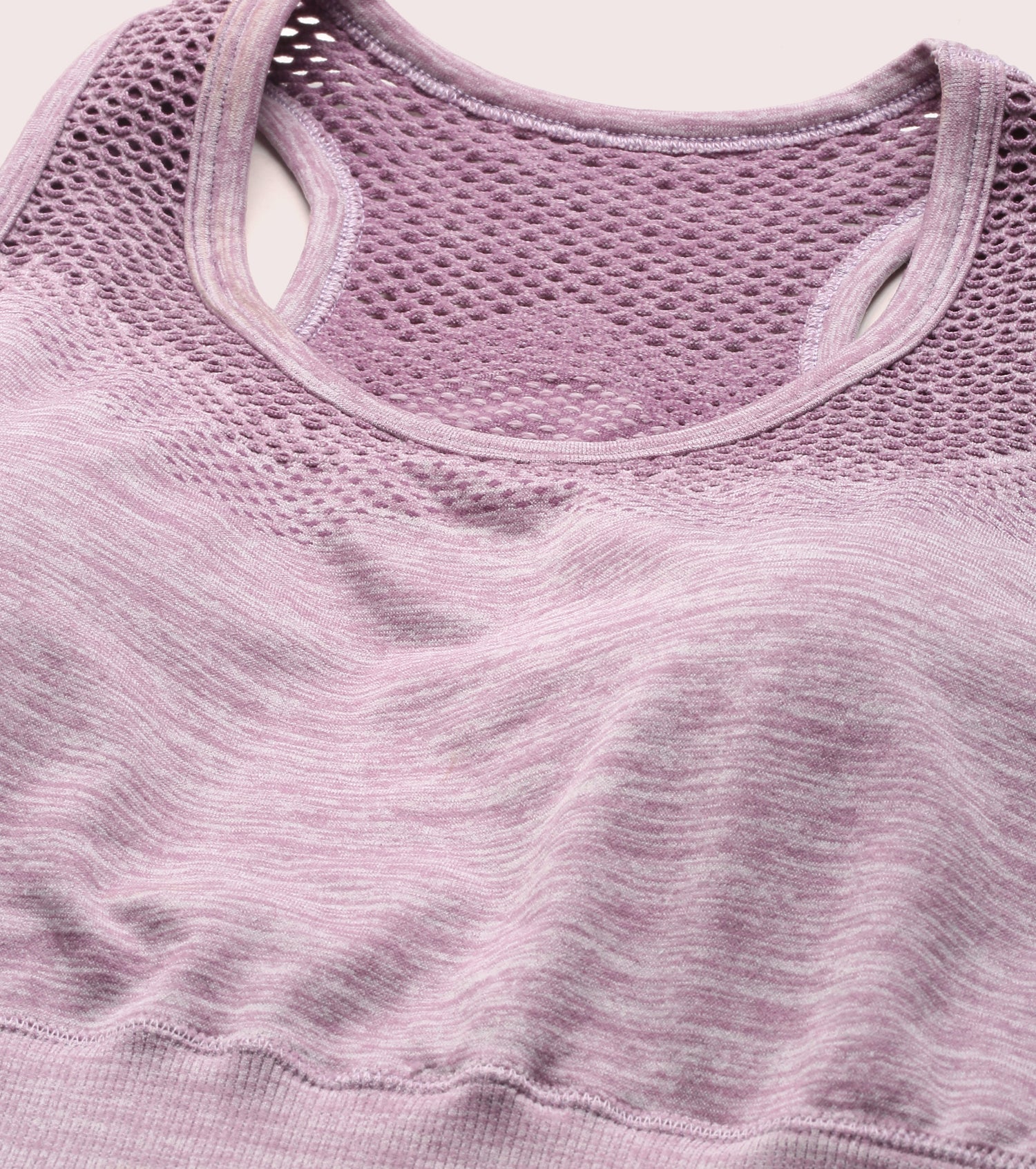 Women's Flex Light Support Rib V-neck Crop Sports Bra - All In Motion™  Lilac Purple Xs : Target