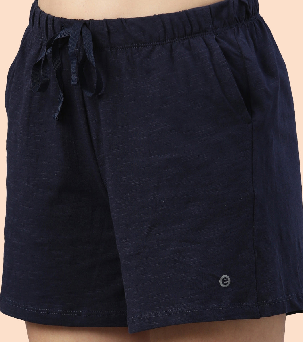 Basic Shorts | Mid-Thigh Length Jersey Shorts With Pockets