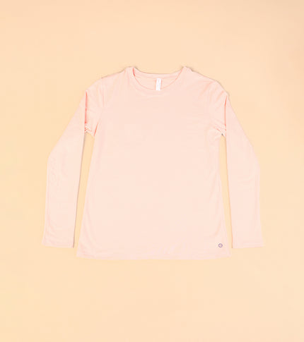 Enamor E057 Essentials Cotton Long Sleeve Crew Tee