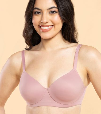 Enamor F123 Air-Brush Soft Perfect Lift Bra with Versatile U-Shape Back