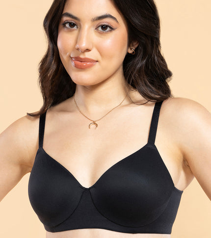 Enamor F123 Air-Brush Soft Perfect Lift Bra with Versatile U-Shape Back