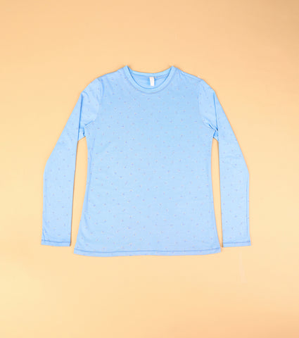 Enamor E257 Essentials Cotton Long Sleeve Crew Tee