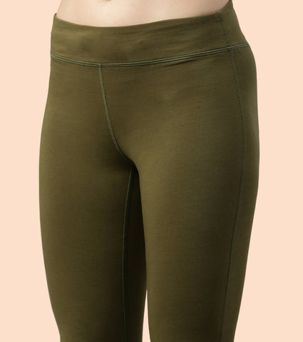 Yoga Legging | Mid Rise Pull-On Lounge Legging With Adjustable Drawstring