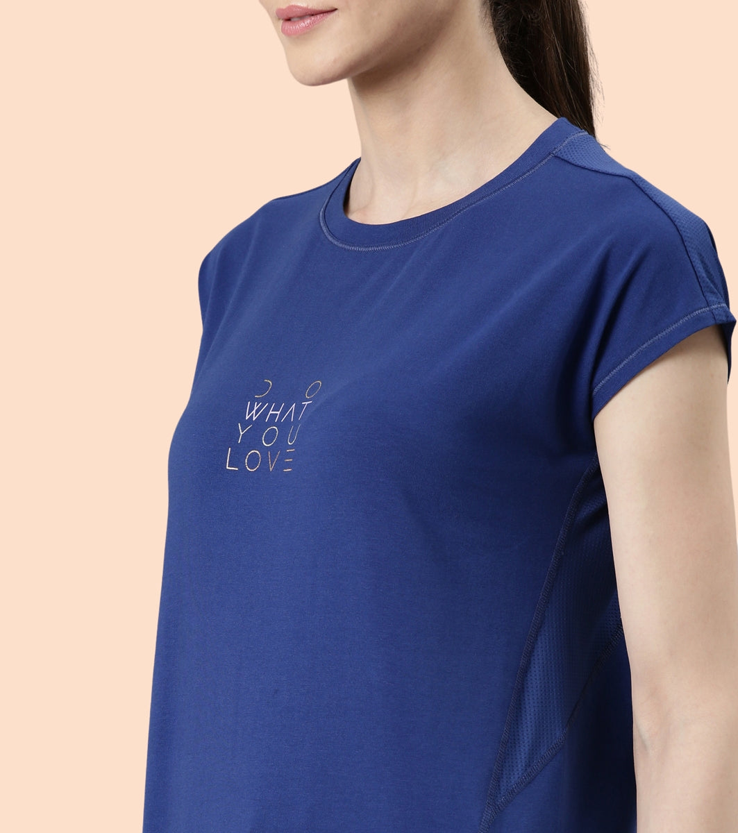 Active Stay Fresh Tee | Dry Fit Cotton Spandex Workout Tee