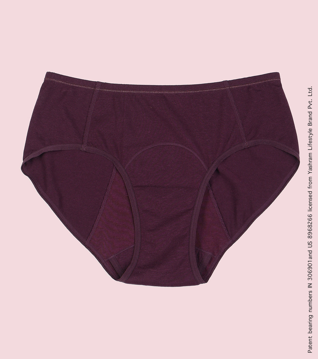 Enamor IP12 Period Panty  - Grape Wine