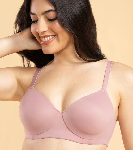 Enamor F123 Air-Brush Soft Perfect Lift Bra with Versatile U-Shape Back