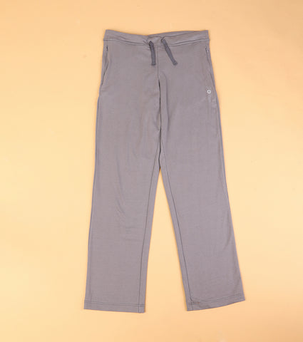 Enamor Essentials E014 Lounge Pants | Basic Straight Leg Pants With Adjustable Drawstring And Zipper Pockets