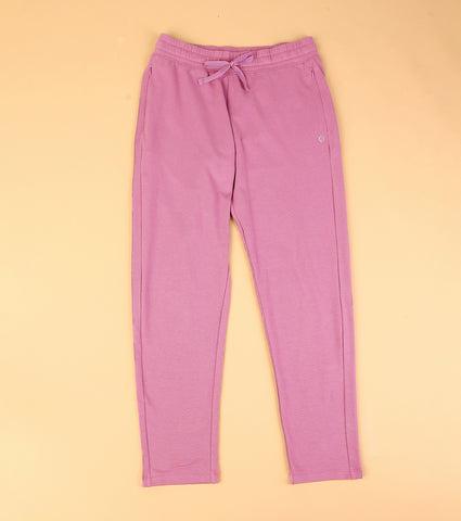 Enamor Essentials E014 Lounge Pants | Basic Straight Leg Pants With Adjustable Drawstring And Zipper Pockets