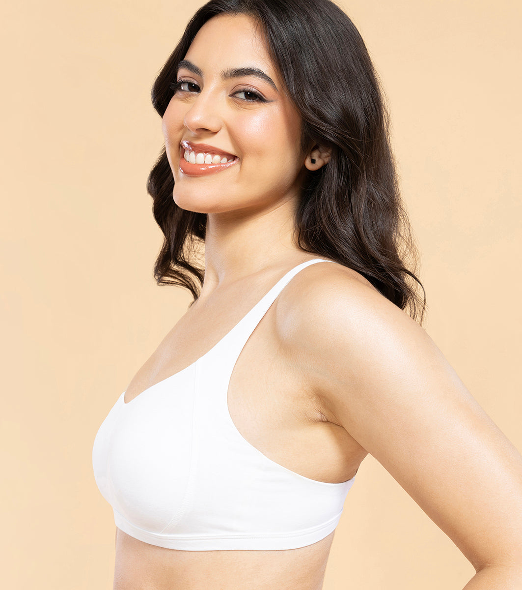 Enamor A058 Cotton Eco-Antimicrobial Comfort Minimizer Bra