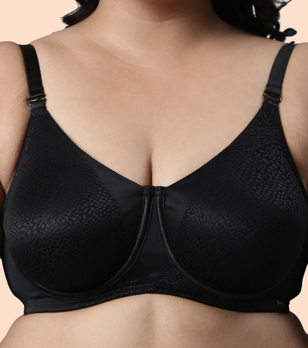 Enamor Body Transform F124 Smoothening Minimizer Bra for Women - Non Padded, Wired and Full Coverage