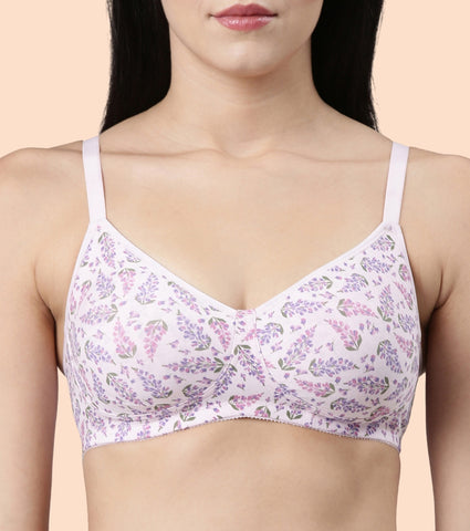 Enamor Fab-Cool Stretch Cotton Everyday Bra for Women- High Coverage, Non Padded and Wirefree