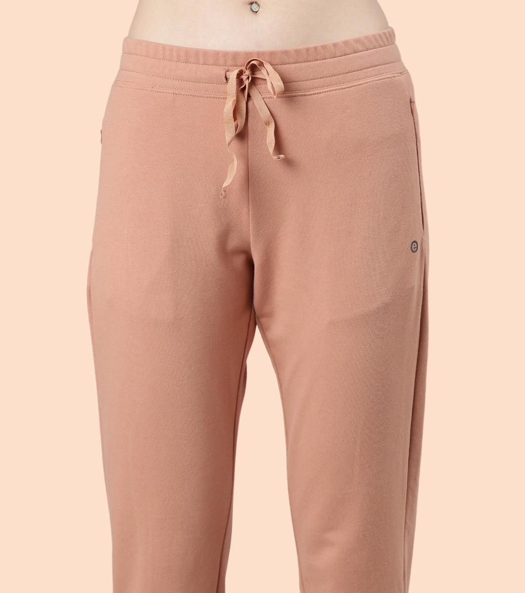 Relax Pants | Cotton Spandex Terry Tapered Pant | E060