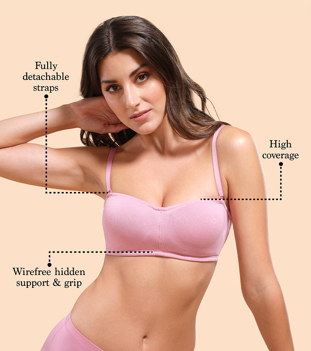 Perfect Shaping Cotton Strapless Bra | A019