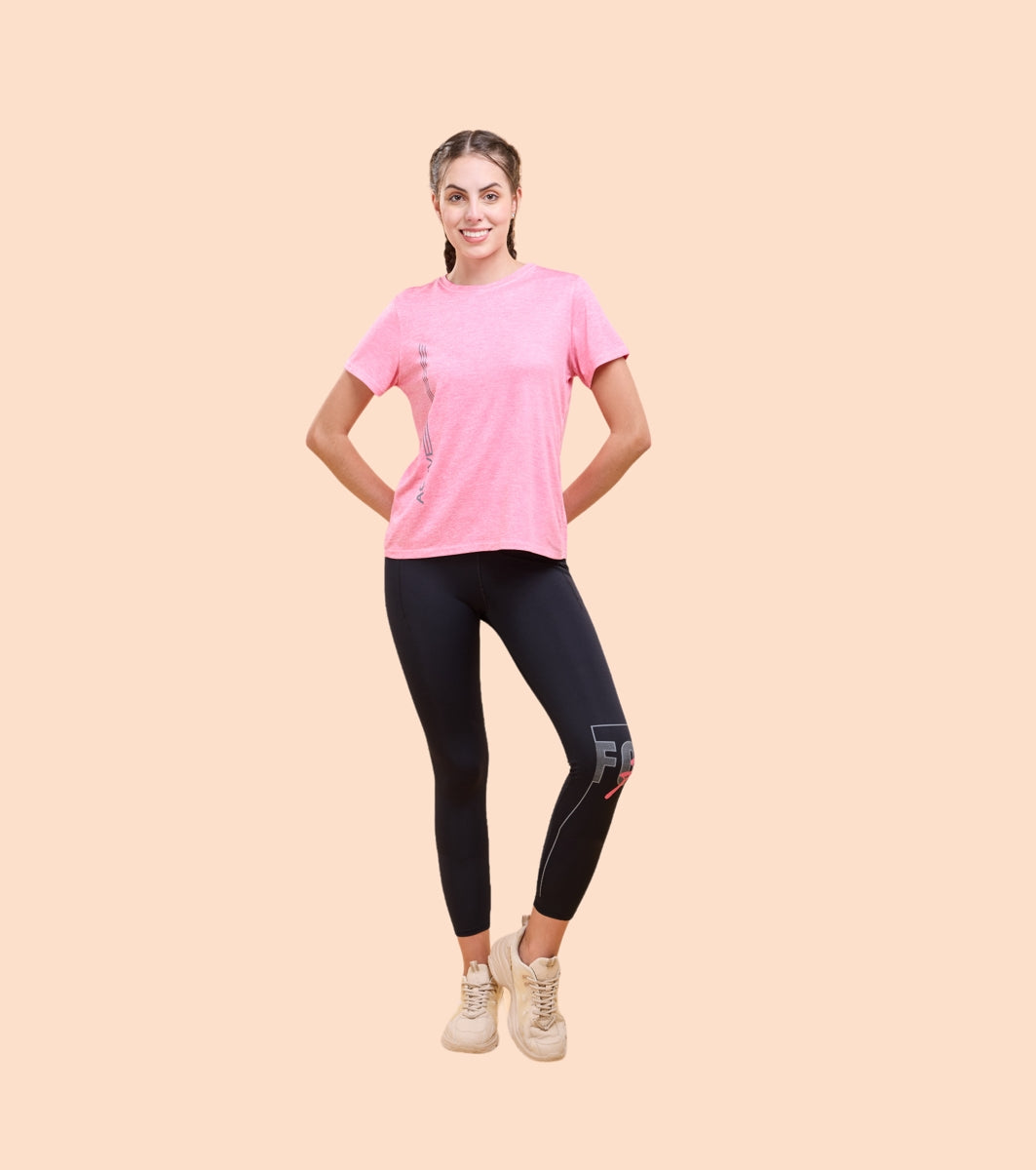 Enamor A606 Calm Legging - Dry Fit High Waist Basic Workout Leggings for Active Comfort