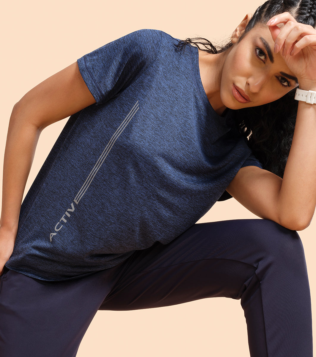 Athleisure- A309
BASIC WORKOUT CREW TEE | DRY FIT CREW NECK ACTIVEWEAR TEE
RELAXED FIT | REGULAR LENGTH