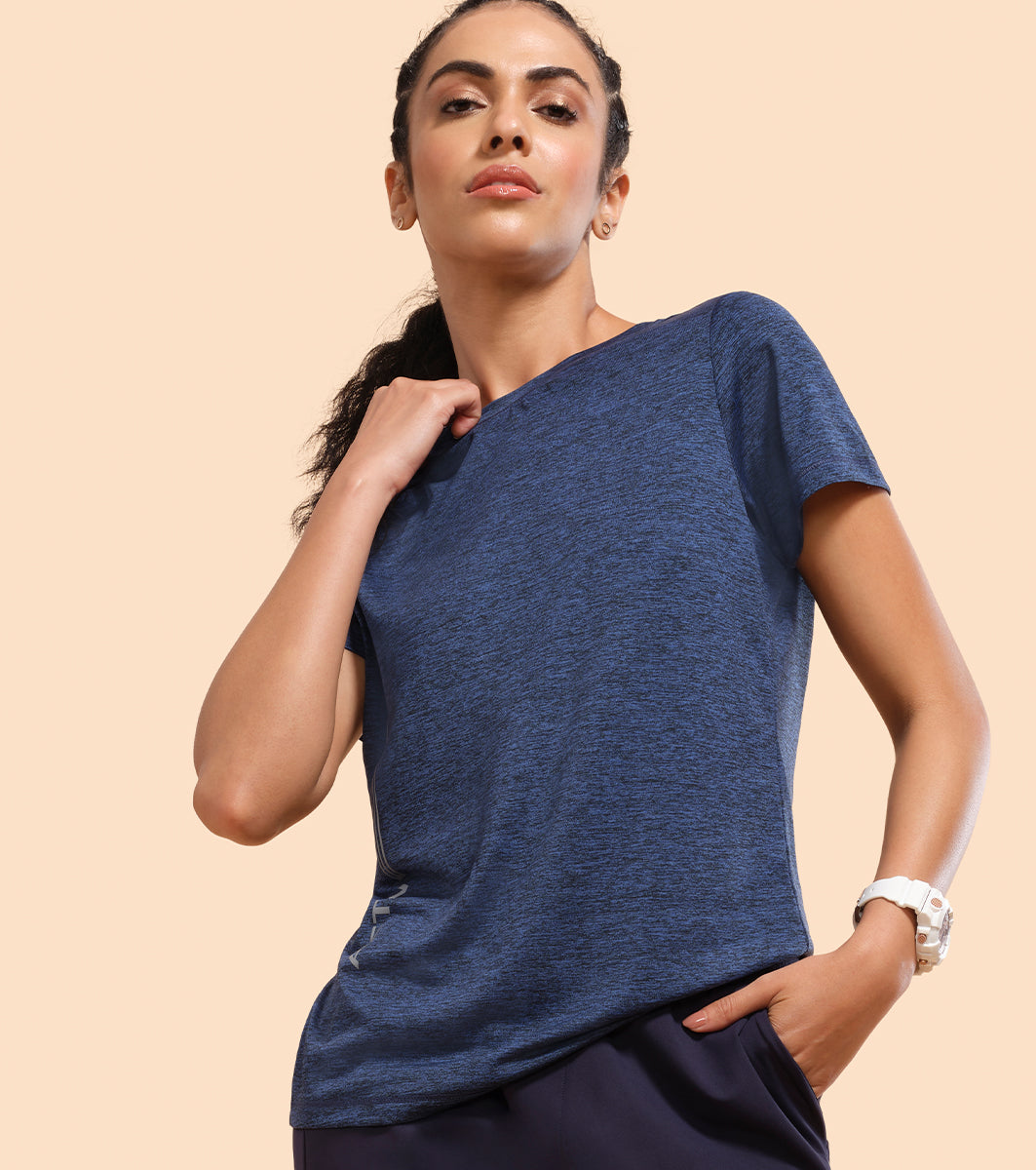 Athleisure- A309
BASIC WORKOUT CREW TEE | DRY FIT CREW NECK ACTIVEWEAR TEE
RELAXED FIT | REGULAR LENGTH