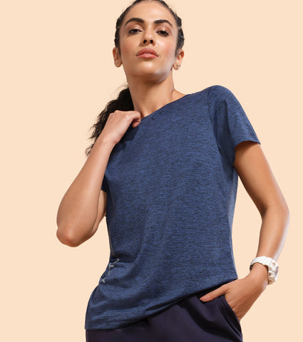 Athleisure- A309
BASIC WORKOUT CREW TEE | DRY FIT CREW NECK ACTIVEWEAR TEE
RELAXED FIT | REGULAR LENGTH