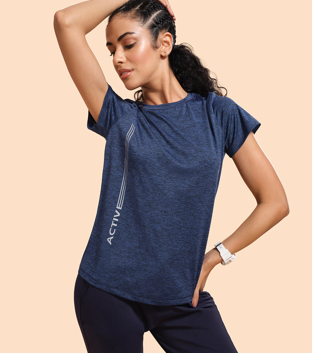 Athleisure- A309
BASIC WORKOUT CREW TEE | DRY FIT CREW NECK ACTIVEWEAR TEE
RELAXED FIT | REGULAR LENGTH