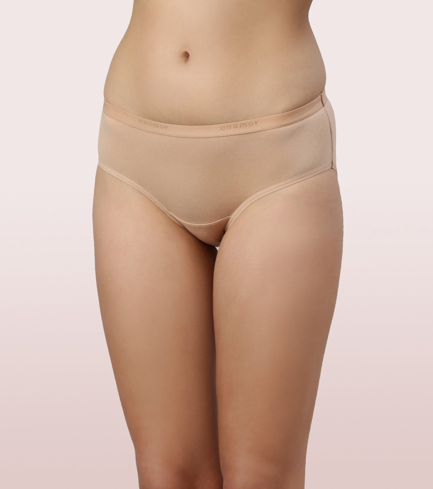 Buy Enamor CR17 Mid Waist Cotton Panty-Pack Of 3 - Multicolor online