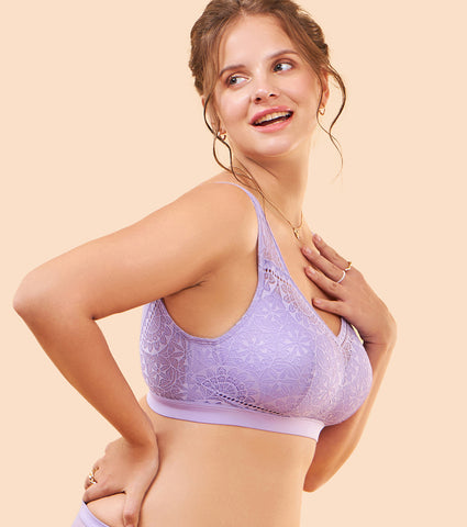 Enamor Pure Ease F118 Flexi-Comfort T-shirt Bra for Women- Full Coverage, Padded and Wirefree