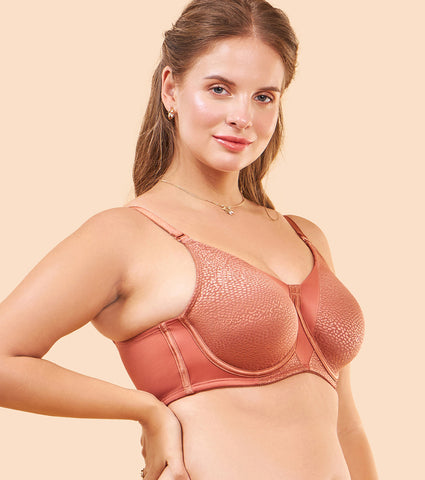 Enamor Body Transform F124 Smoothening Minimizer Bra for Women - Non Padded, Wired and Full Coverage