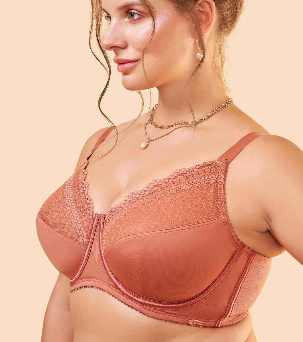 Enamor F126
LACE BRA
NON-PADDED  WIRED  FULL COVERAGE