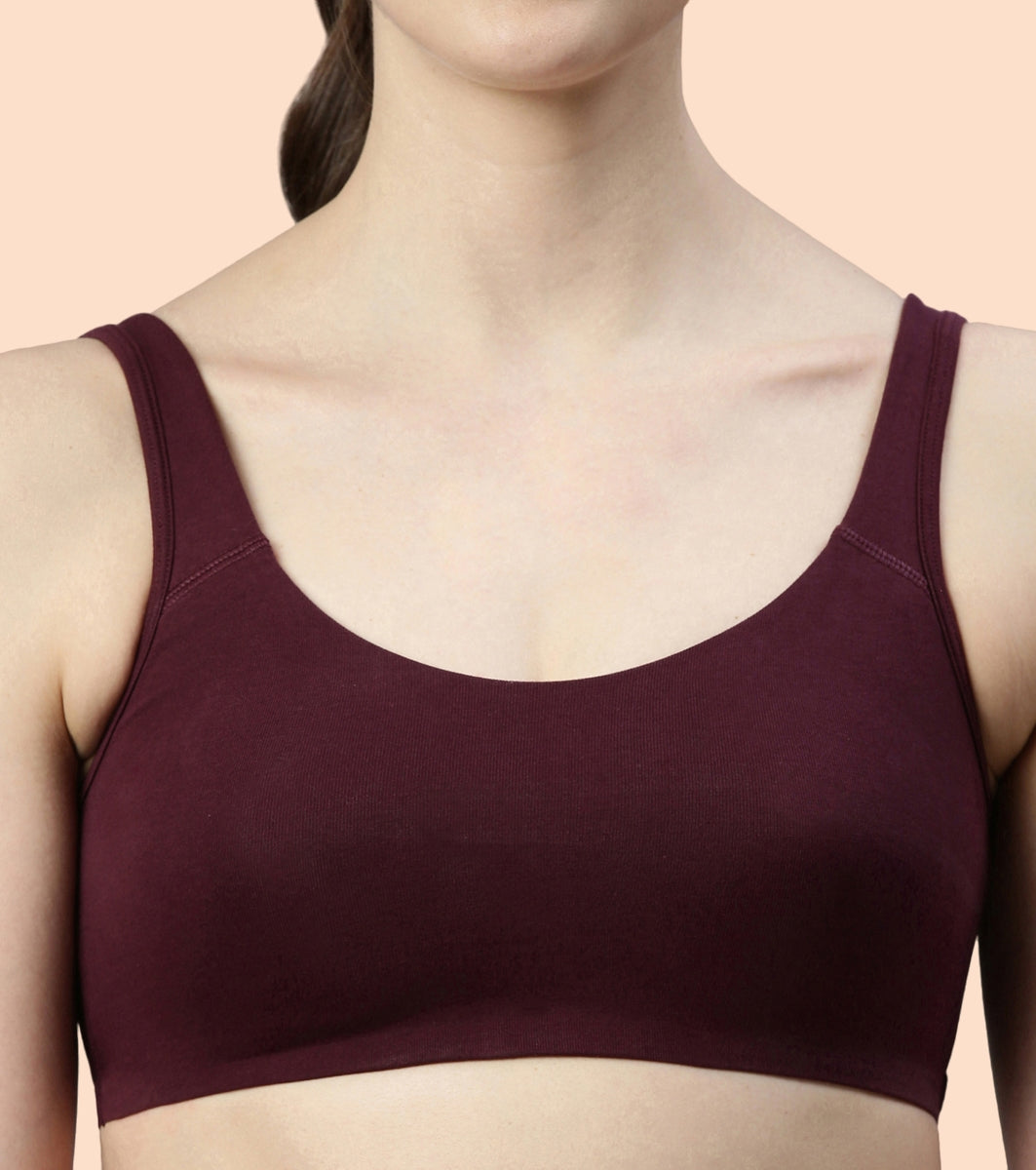 Low Impact Cotton Bra