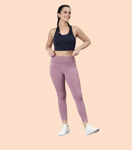 Enamor Basic Workout Legging | Dry Fit High Waist Workout Legging For Women | A605