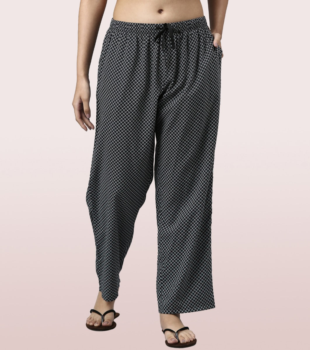 Slounge Pant Set | Modal Woven Printed Shirt And Pant Set