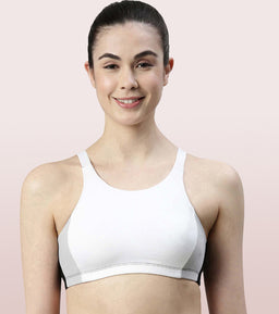 Buy Enamor Pink Scoop Neck Sports Bra for Women's Online @ Tata CLiQ