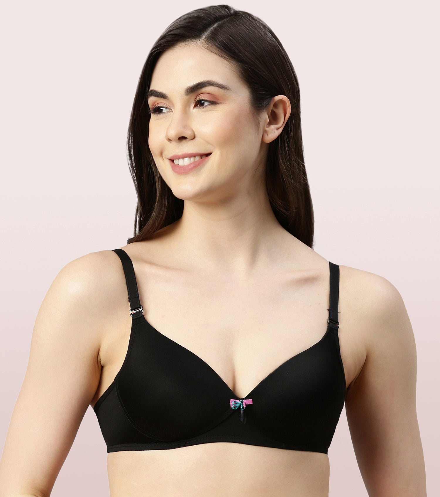 Enamor F036 Full Support T-shirt Bra - Full Coverage Non-Padded Wirefree -  Navy 42D in Bhavnagar at best price by V Zone - Justdial