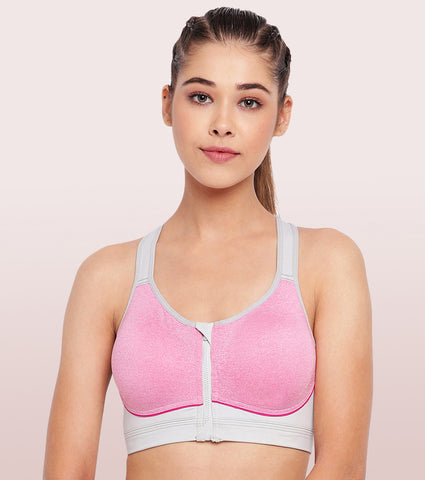 SPARSH - Sports Bra: Buy #Sports_Bra_online at best prices #Enamor Women  #Sports Non #Padded_Bra (Pink) by @gosparshcom Style Code - #SB06 Fabric -  Pure Cotton Suitable For - Western Wear Ideal For 