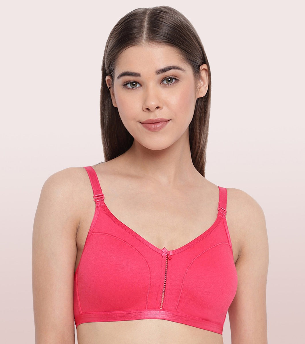 Enamor Women's Jiggle Control Cotton Bra – Online Shopping site in India