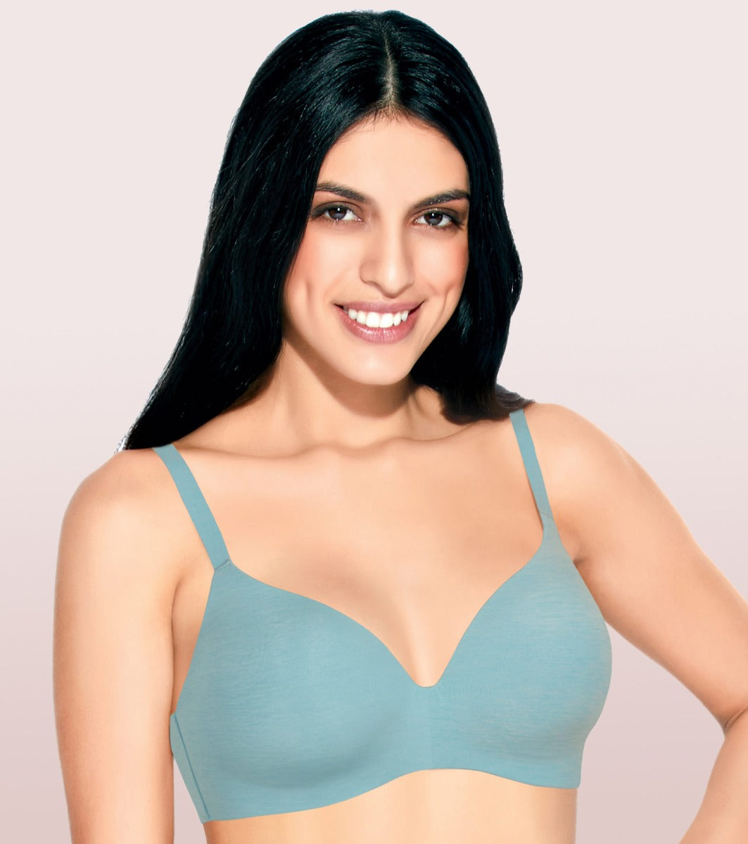 Enamor F155 Back Transparent Strapless Nylon Bra Padded Wired Medium  Coverage (34D, Pale Skin) in Ahmedabad at best price by In Vogue Shalliy  Fashion - Justdial